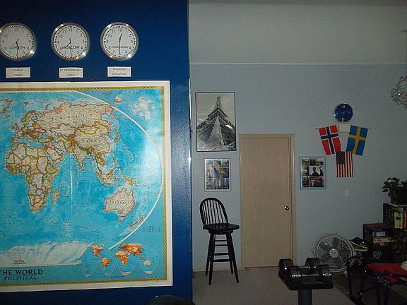 Feature wall & entry