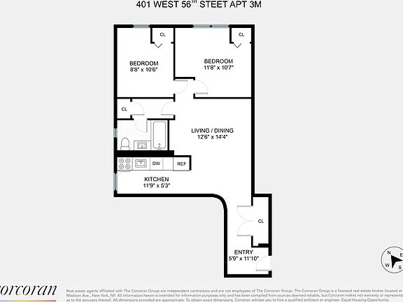 2nd image of 401 W 56th St APT 3M