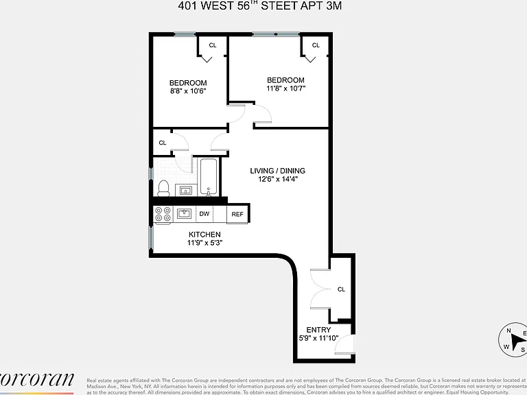 401 W 56th St #3M — Photo 2