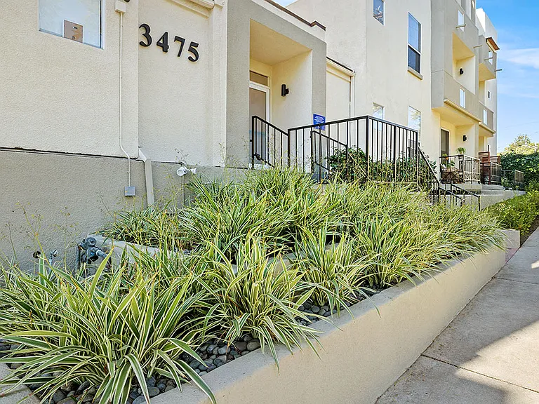 Entrance to Clarington Court Apartments