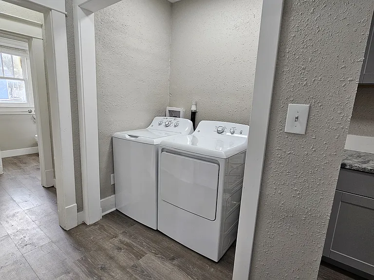 Included Brand new washer and dryer