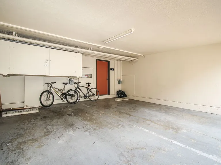 Attached gated private 2 car parking