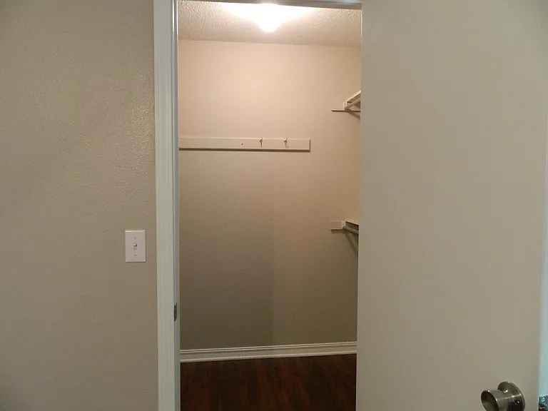 Walk in closet for master