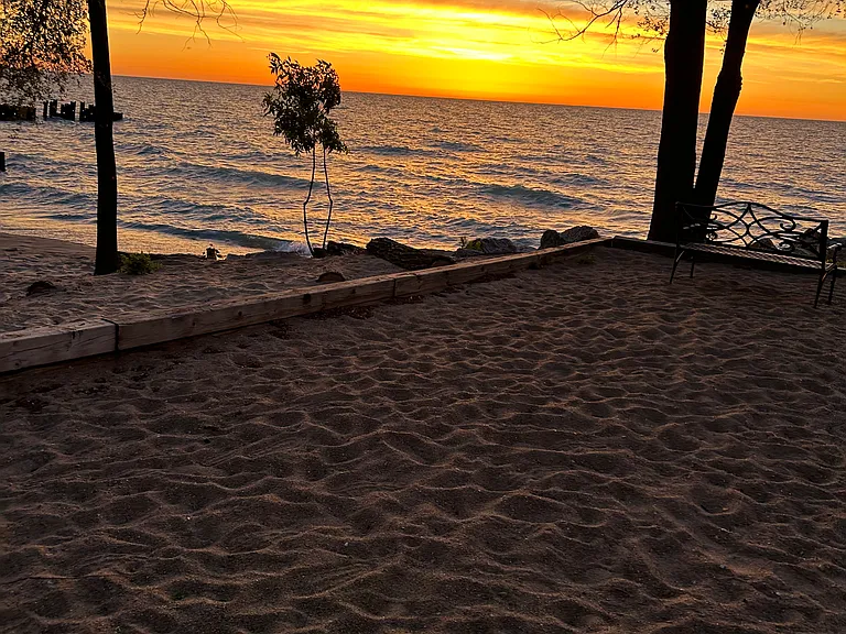 Sunrise on the common space .