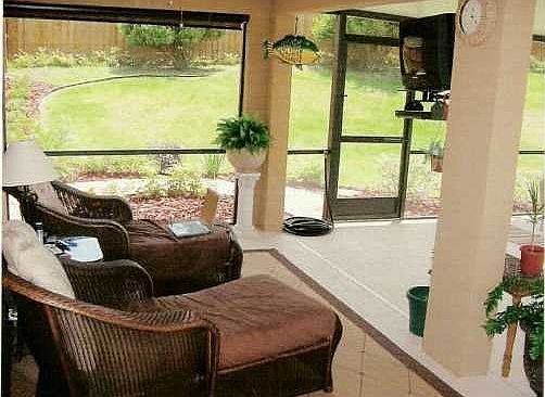 Relax on screend lanai cable ready!