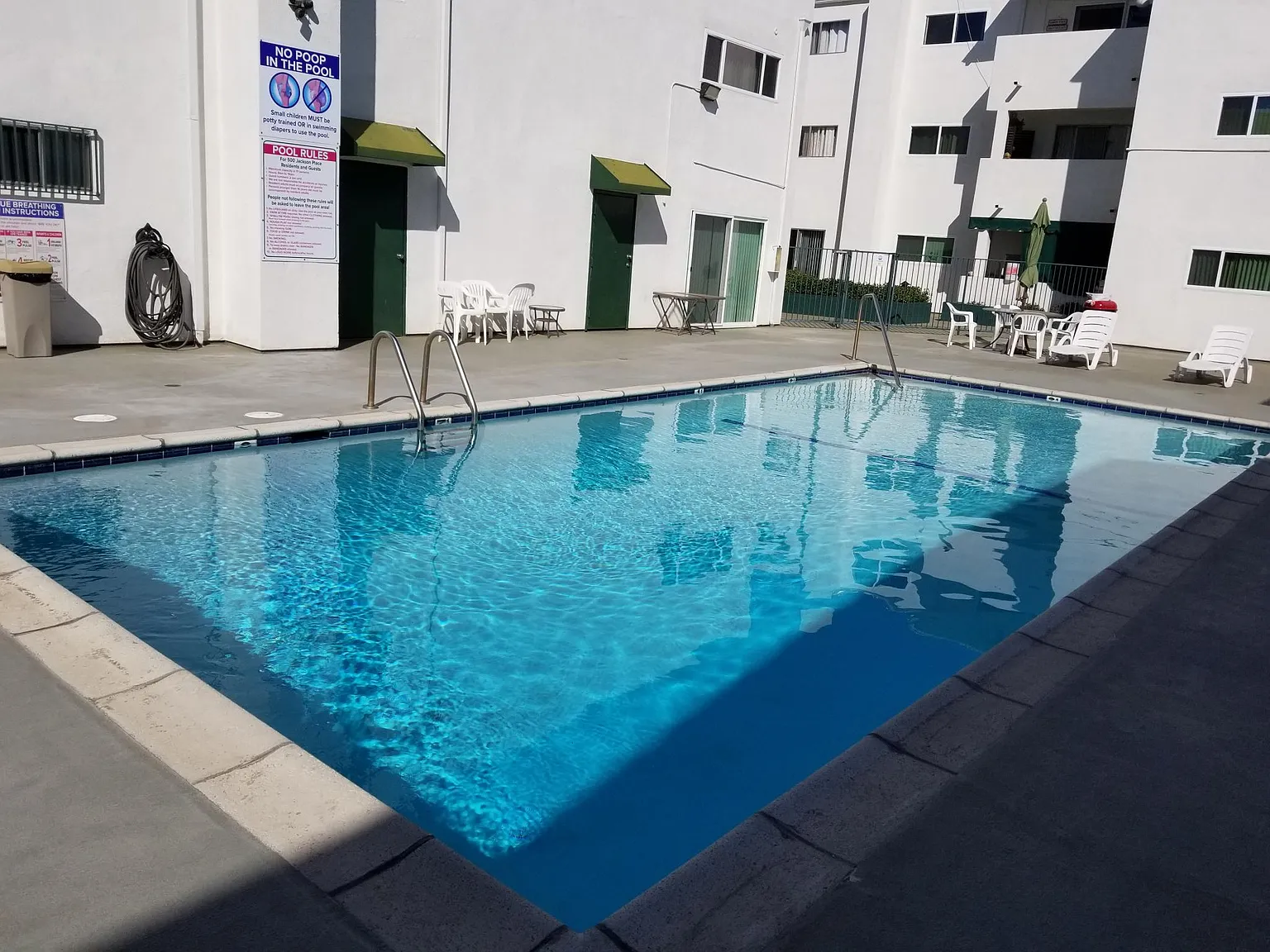 Heated pool
