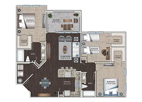 Floor plan C1