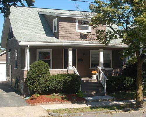 Front View with Driveway & Garage