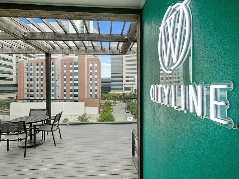 Outside pool deck with ample seating