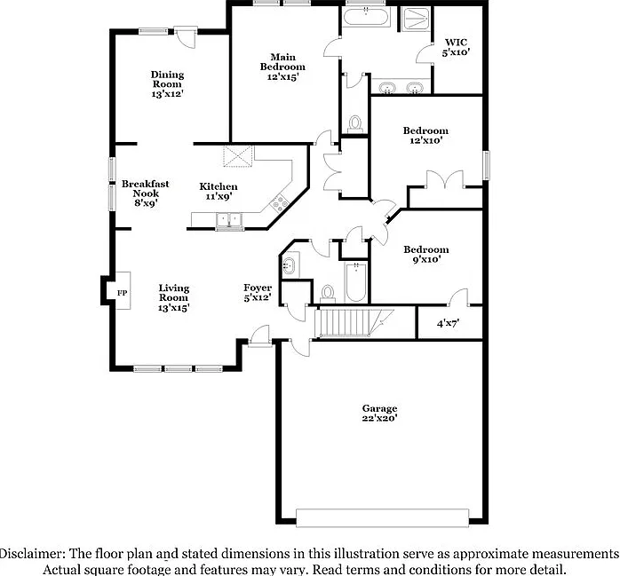 4 bed, 2.0 bath, 1850 sqft, $2,150 — Photo 2
