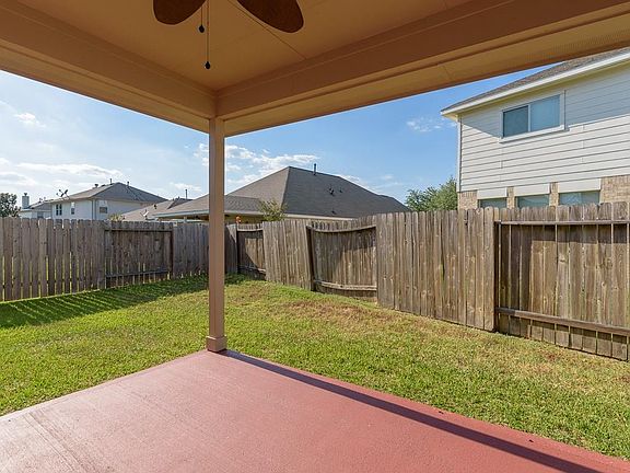 The covered patio is a great place to enjoy cool evenings and fun bar b q's with friends and family!