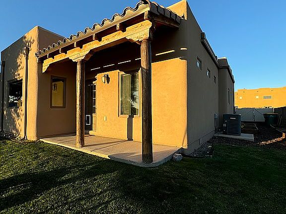 Master bedroom porch