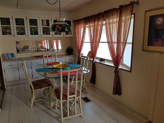 Dining room with bamboo set