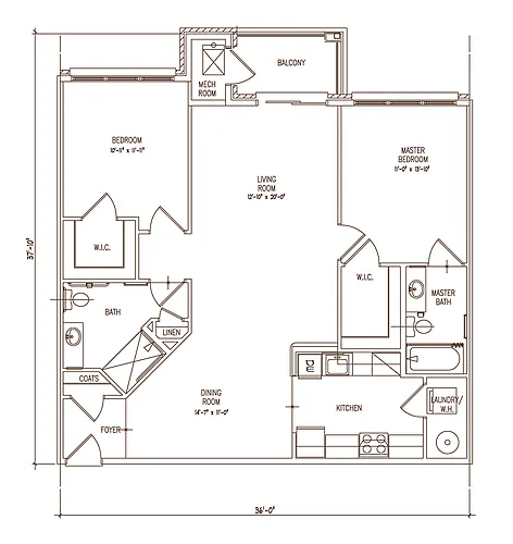 Floor plan 2E2