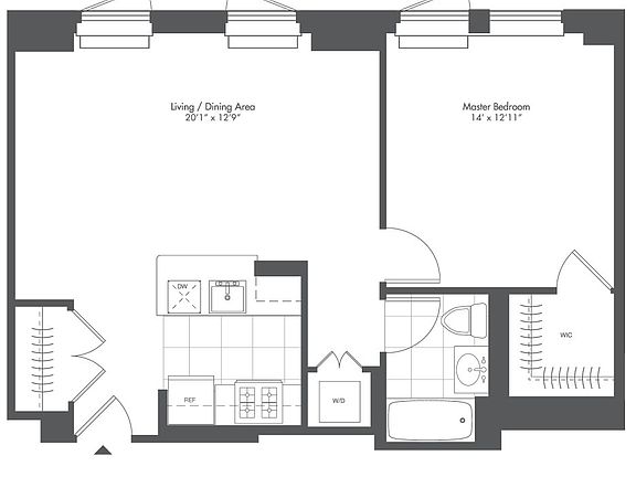 2nd image of 250 N 10th St APT 242