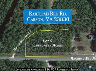 LOT 9 Railroad Bed Rd, Carson, VA 23830