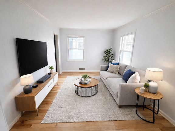 living room (virtually staged)