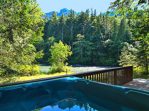 View from hottub