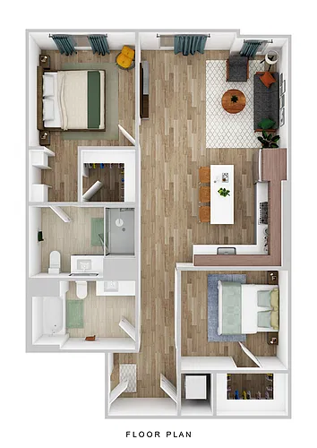 Floor plan C61C