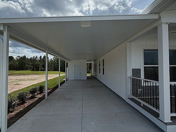 Carport and storage room
