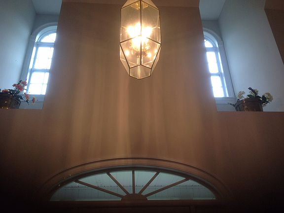 Front entry..really bright.