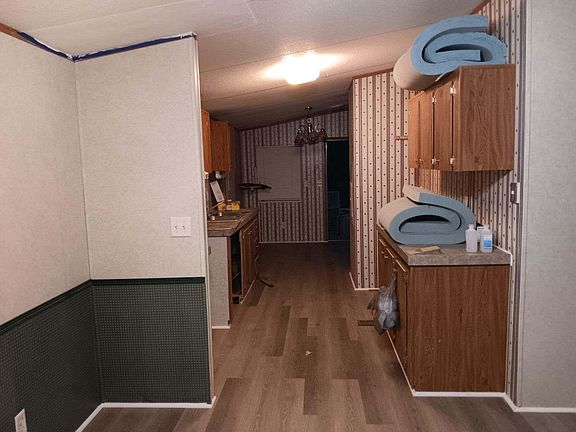 Looking into the kitchen