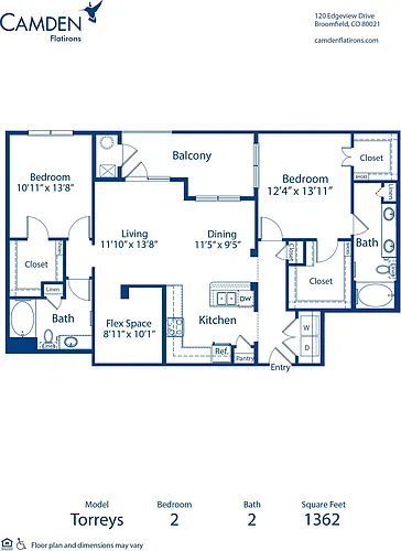 Floor plan Torreys