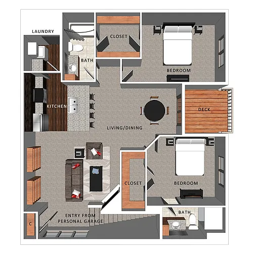 Floor plan Tillery Villa