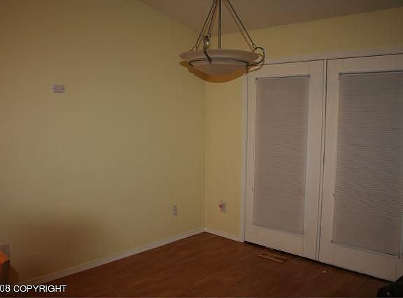 Dining Area with Deck Doors