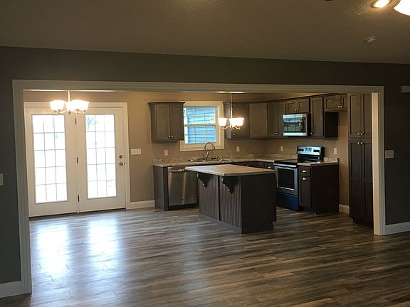Kitchen from living room