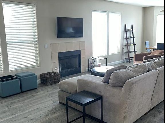 Living room with 50 inch TV