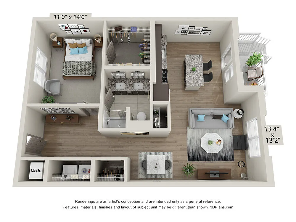 Floor plan A2 - Halley