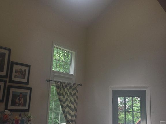 Living Room Skylight and Door to Deck.