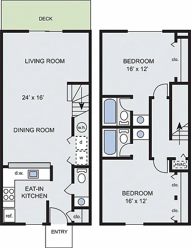 Floor plan The Elm Townhouse