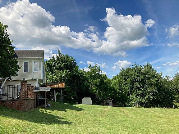 Back of home and yard