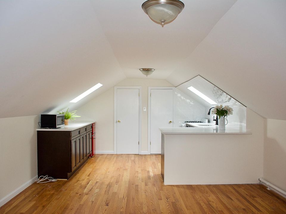 View of kitchen from living room