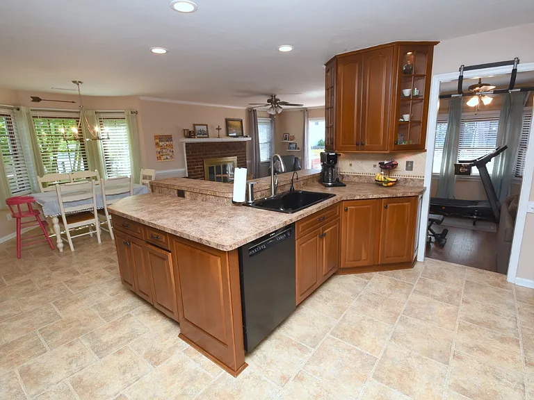 Kitchen was lots of counter space and storage!