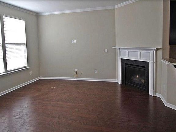 Family room with fireplace