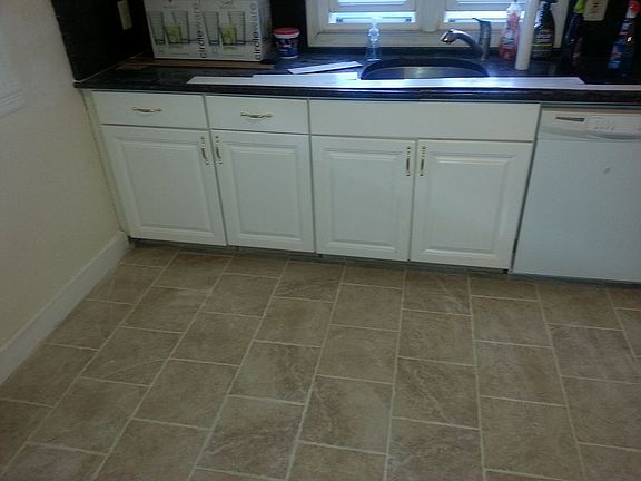 Italian tile in kitchen