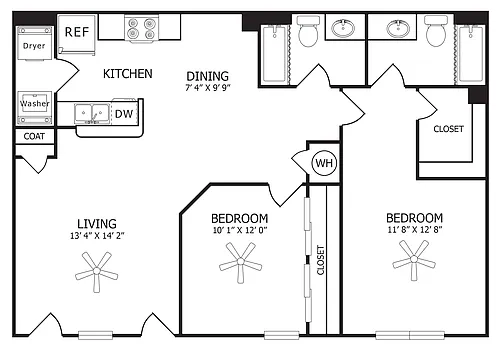 Floor plan B3