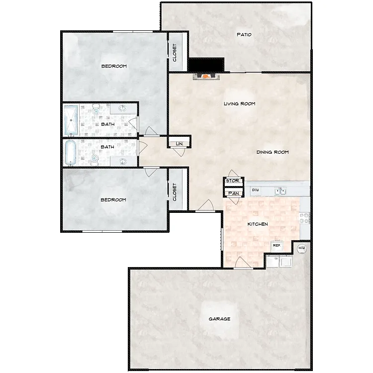 Floor plan B