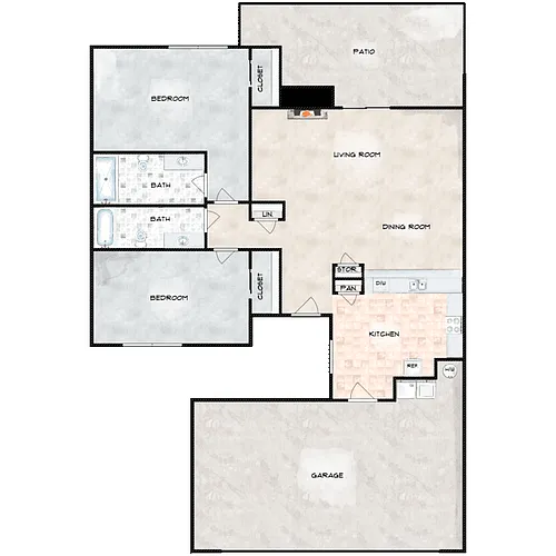 Floor plan B