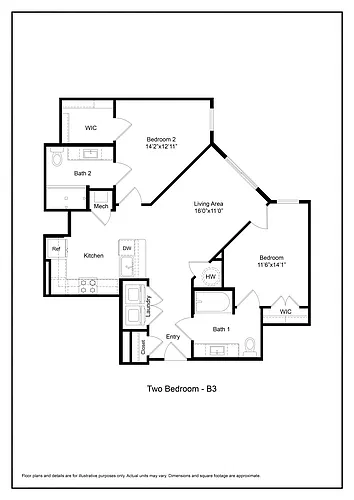 Floor plan B3