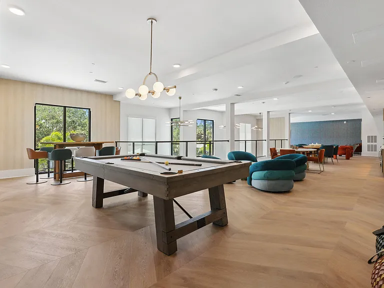 Social Lounge with TVs, Games, and Relaxing Spaces
