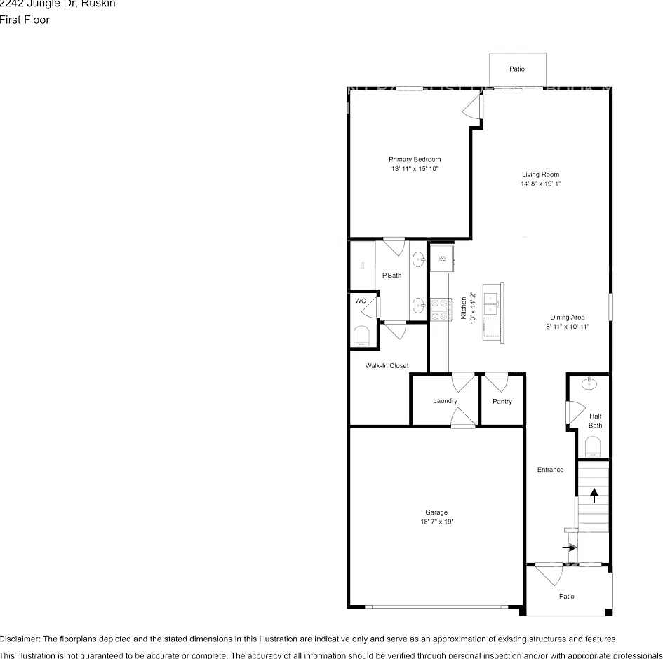 2242 Jungle Dr Ruskin, FL 33570 — Photo 2