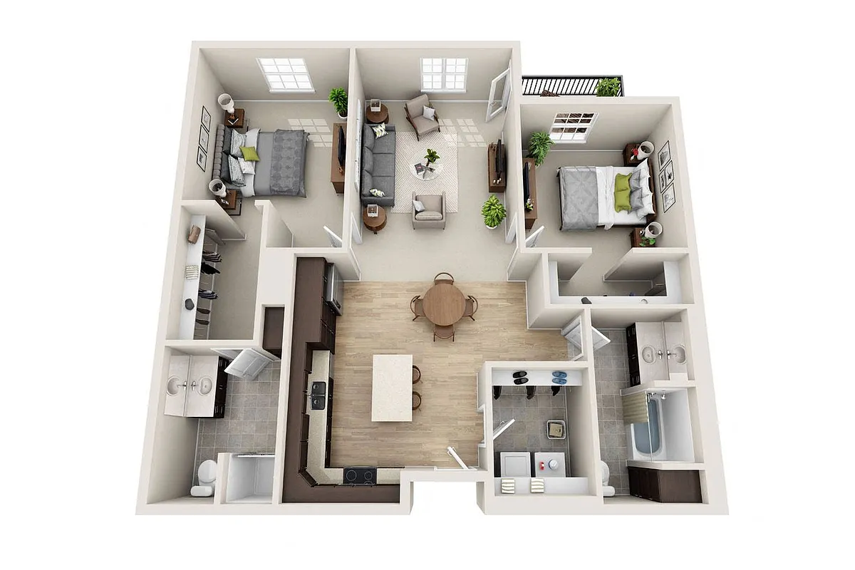 Floor plan B1