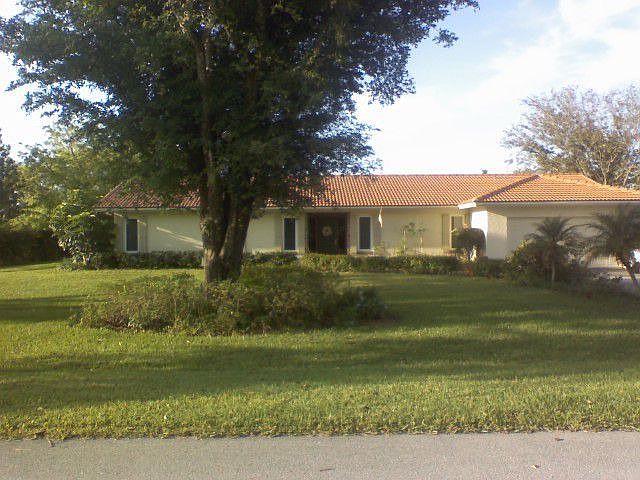 front, left half of yard