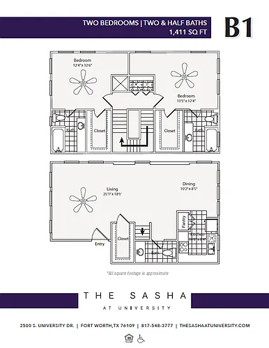 Floor plan 2X25