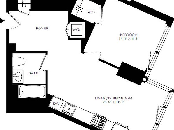 2nd image of 625 W 57th St APT 2753