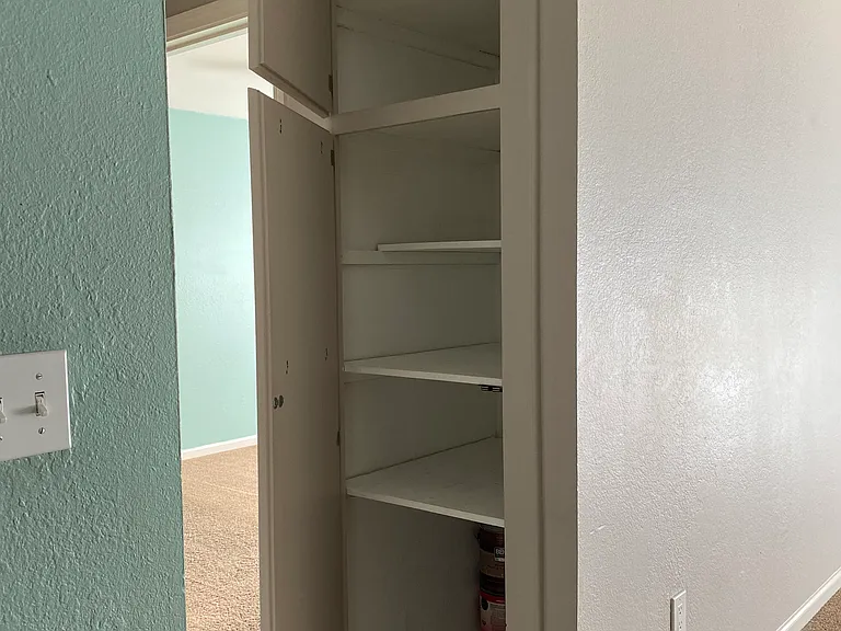 Storage in hallway